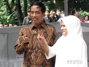 Indonesia Jakarta governor temporarily leading presidential polls